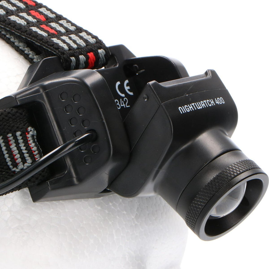LED's Work Hoofdlamp op batterijen - Met zoomfunctie - Dimbaar - IP44 waterdicht - 400 Lumen Hoofdlampen LED.nl