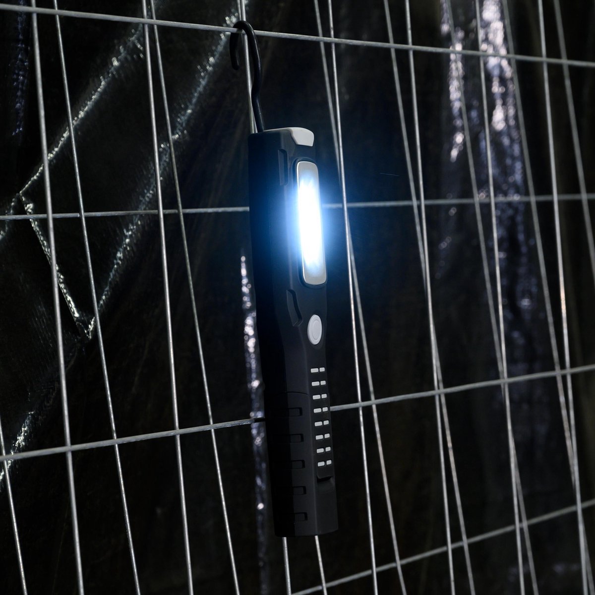 LED's Work Looplamp op Accu 300 - Oplaadbaar & draadloos - 2 lichtpunten LED.nl