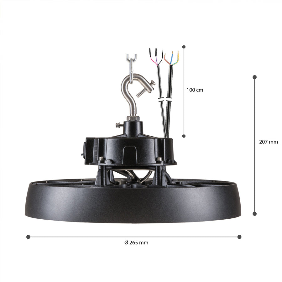 Proventa Probay LED High Bay 200W - Energy label A - For high ceilings - 36000 lm - LED.nl