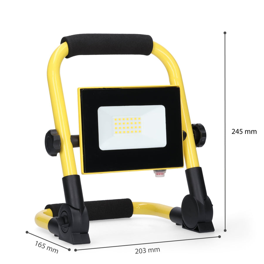 LED's Work Bouwlamp 700 - Inklapbaar & Draaibaar - Stof- en waterbestendig - 10W Werklampen LED.nl