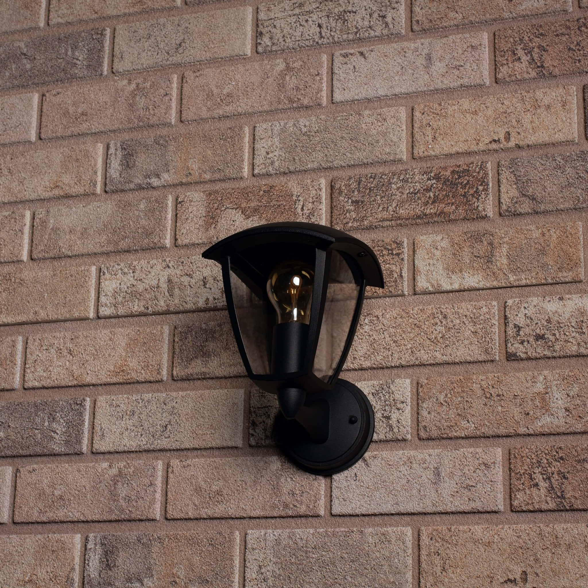 Retro LED Wandlamp met E27 fitting - Jesi - IP44 - Zwart Wandlampen LED.nl