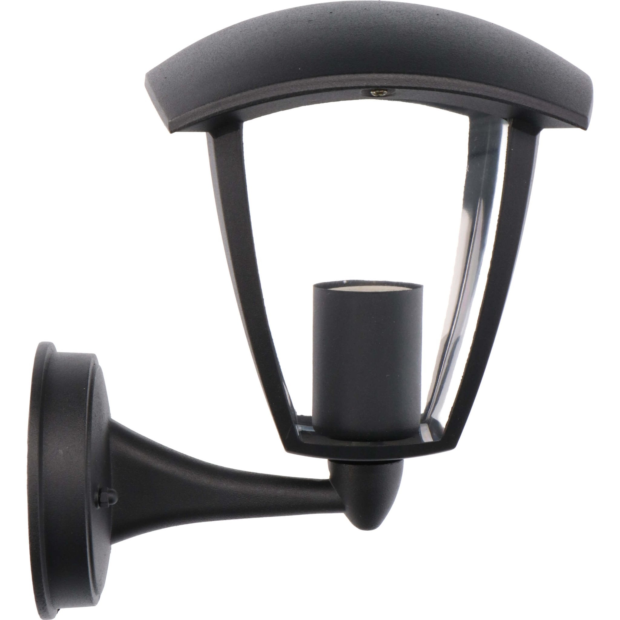 Retro LED Wandlamp met E27 fitting - Jesi - IP44 - Zwart Wandlampen LED.nl