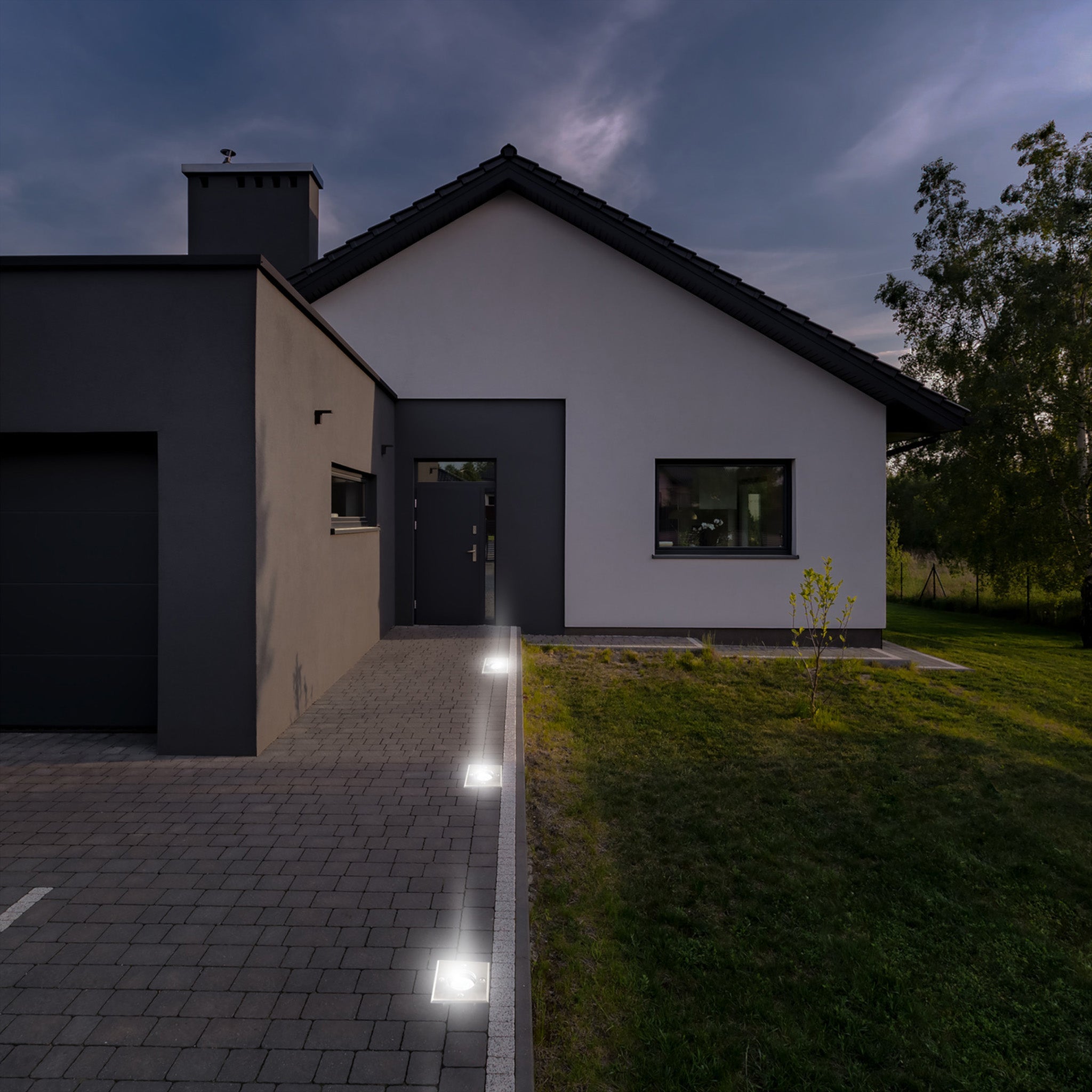 LED's Light RVS LED Grondspot inbouw vierkant - Voor oprit en tuin - IP67 waterdicht - Zilver LED.nl