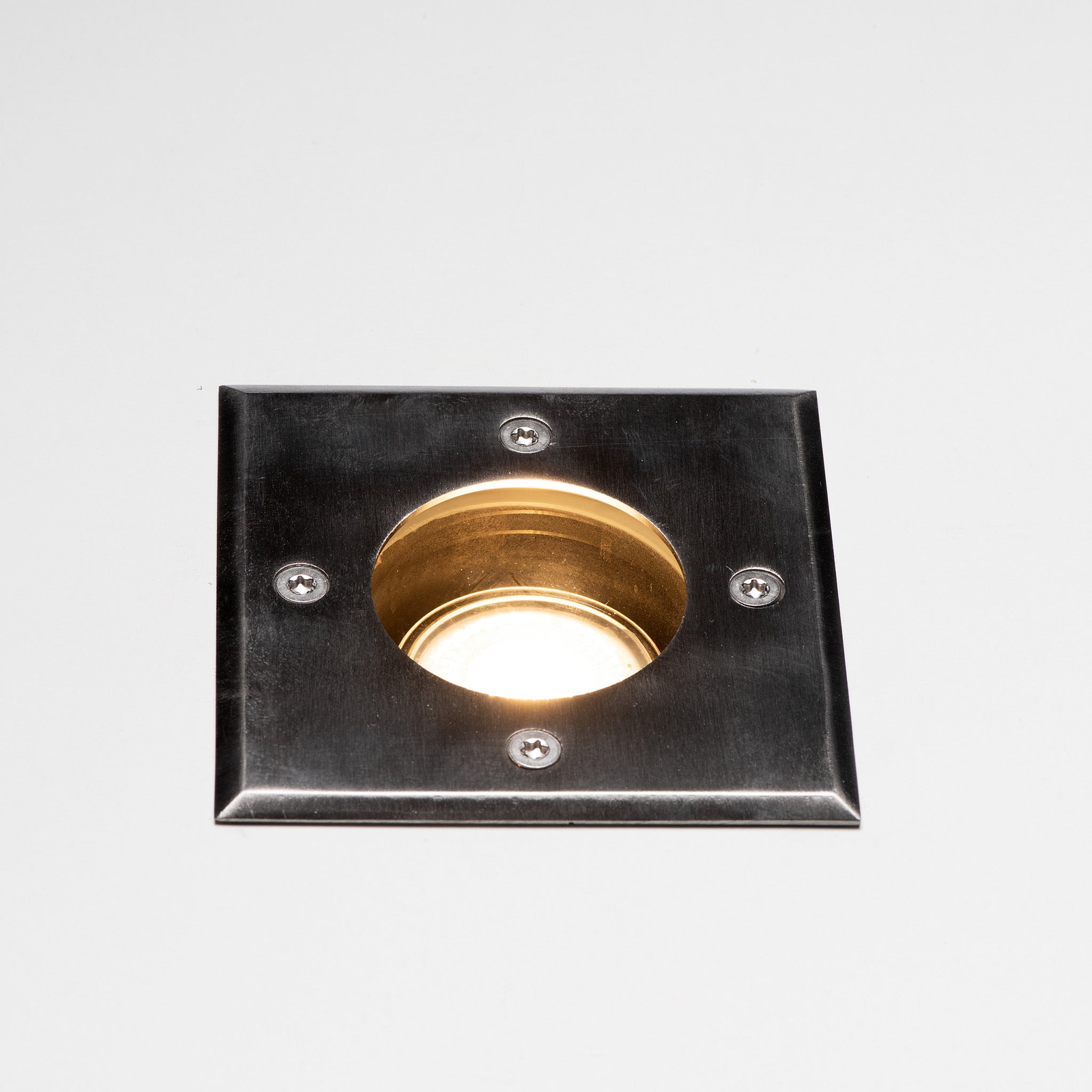 LED's Light RVS LED Grondspot inbouw vierkant - Voor oprit en tuin - IP67 waterdicht - Zilver LED.nl