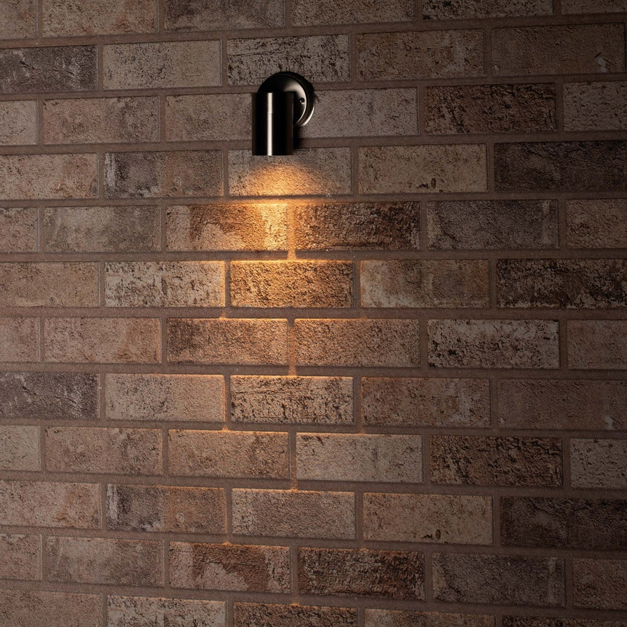 Stainless Steel LED Wall Lamp Outdoor - Spot with GU10 fitting - Model Monza - IP44 - Silver - LED.nl