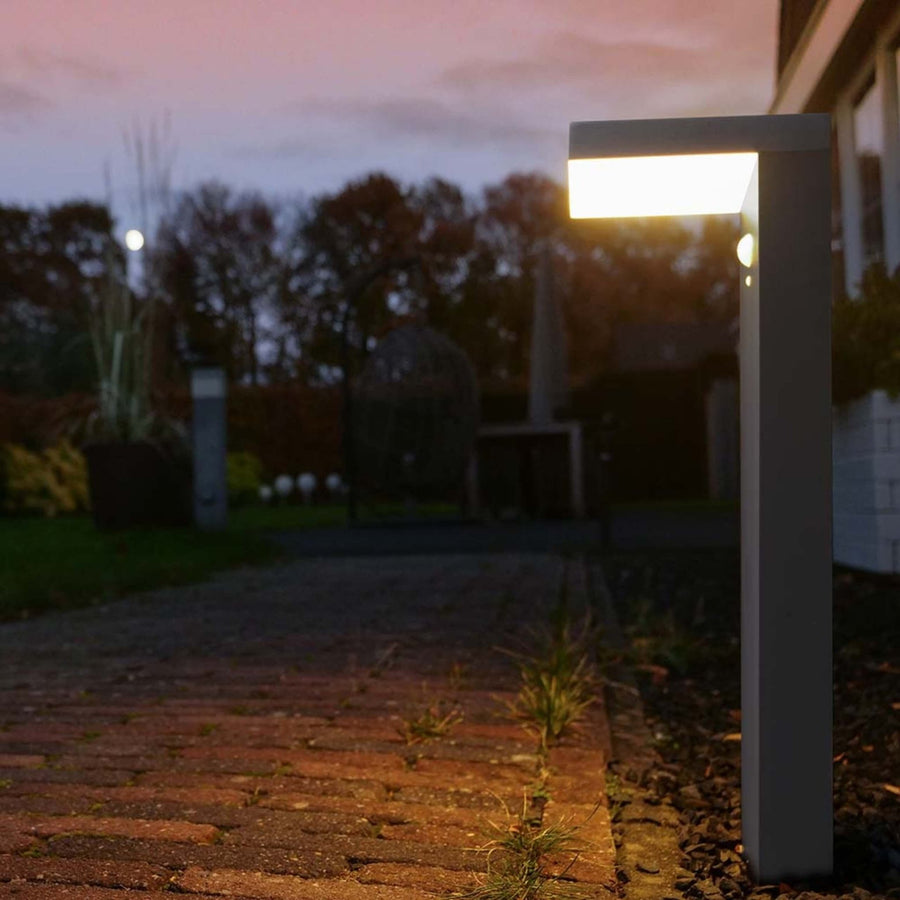 LED's Light stainless steel Solar LED Garden Lamp Pole Lamp with Motion Sensor - Wireless - 3 Modes - Black - LED.nl