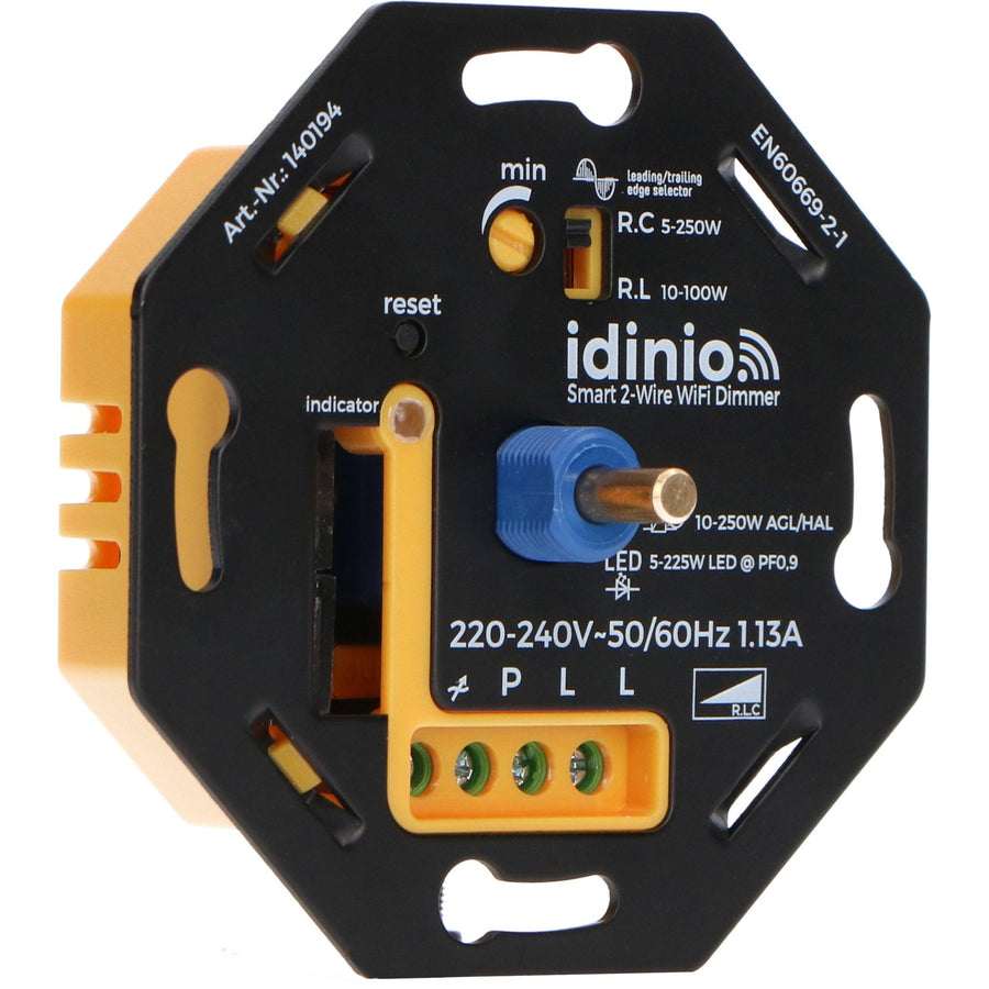 Smart WIFI dimmer with App - Suitable for all dimmable lamps - 0 to 250W - LED.nl