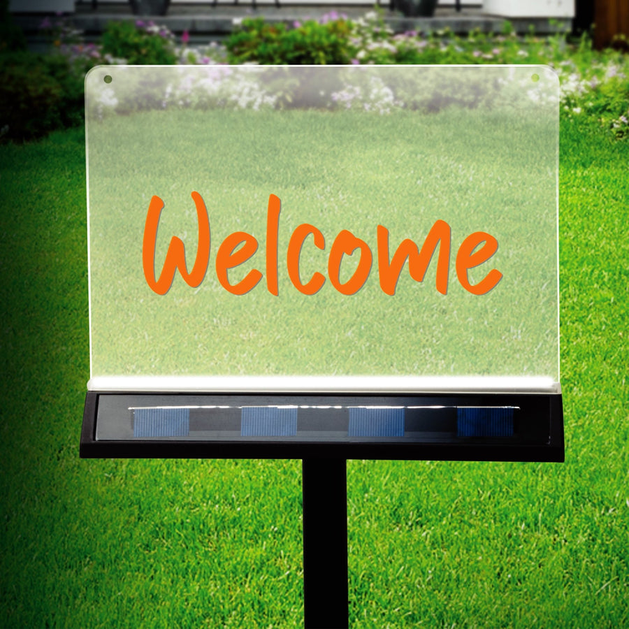 LED's Light Solar LED Display Writing Board Outdoor - Wireless Solar Powered - Incl. Pen - LED.nl
