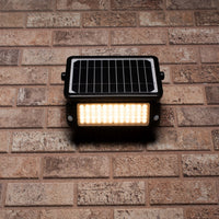 LED's Light Solar LED Schijnwerper met Bewegingssensor - 3 standen - Draadloos - 1080 Lumen - Zwart Buitenlampen LED.nl