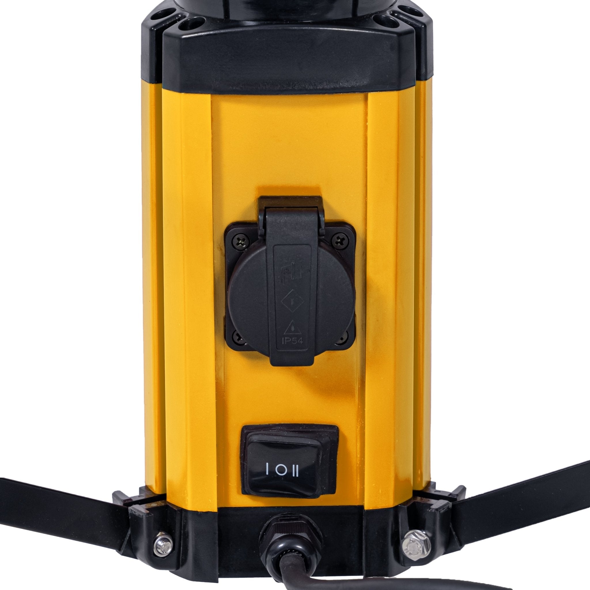 LED's Work Tripod Bouwlamp 12000 - 360 graden rondom licht - Extra stopcontact aansluiting - IP54 waterdicht - 100W Bouwlampen LED.nl